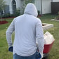 Sudadera con capucha ligera de secado rápido y protección UV para hombr