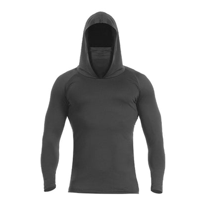 Sudadera con capucha ligera de secado rápido y protección UV para hombr