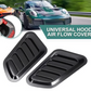 🚗 ¡50% DE DESCUENTO AHORA! 💨 Decoración universal para la rejilla de ventilación del capó del coche: material ABS, fácil instalación adhesiva y múltiples acabados 🔧