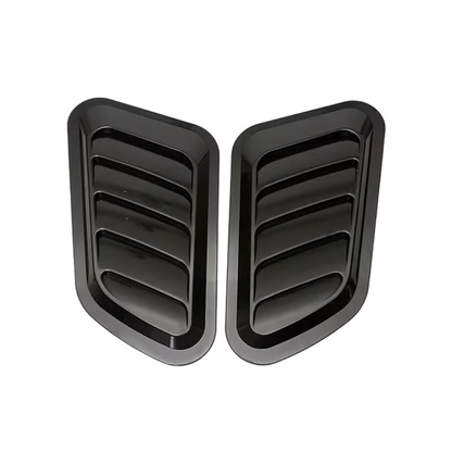 🚗 ¡50% DE DESCUENTO AHORA! 💨 Decoración universal para la rejilla de ventilación del capó del coche: material ABS, fácil instalación adhesiva y múltiples acabados 🔧