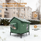 🏠 MAHDOLLISUUS 50% ALENNUKSELLA – RAJOITETUN AJAN! 🐈 Kaasäänkestävä korotettu ulkokissatalo – vedenpitävä, eristetty, kokoontaitettava 🌧️