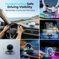 📱RGB Car Phone Mount✅Auto-Clamping & Wireless Charging | Safe One-Hand Driving🚗