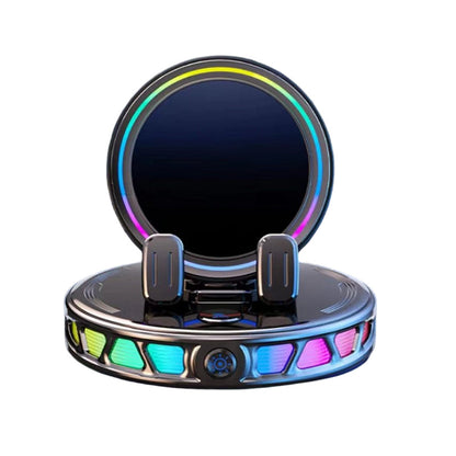 📱RGB Car Phone Mount✅Auto-Clamping & Wireless Charging | Safe One-Hand Driving🚗