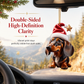 Christmas Dachshund Acrylic Hanging Ornament