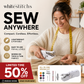 🔥KUUMATARJOUS 50 % ALENNUS🧵 Pieni sähköompelukone – kevyt, kannettava ja helppokäyttöinen! ✨